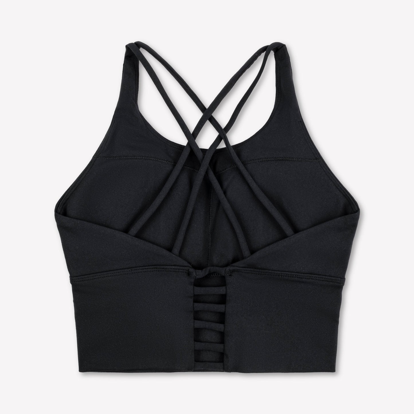 Strappy Sports Bra - Black/White