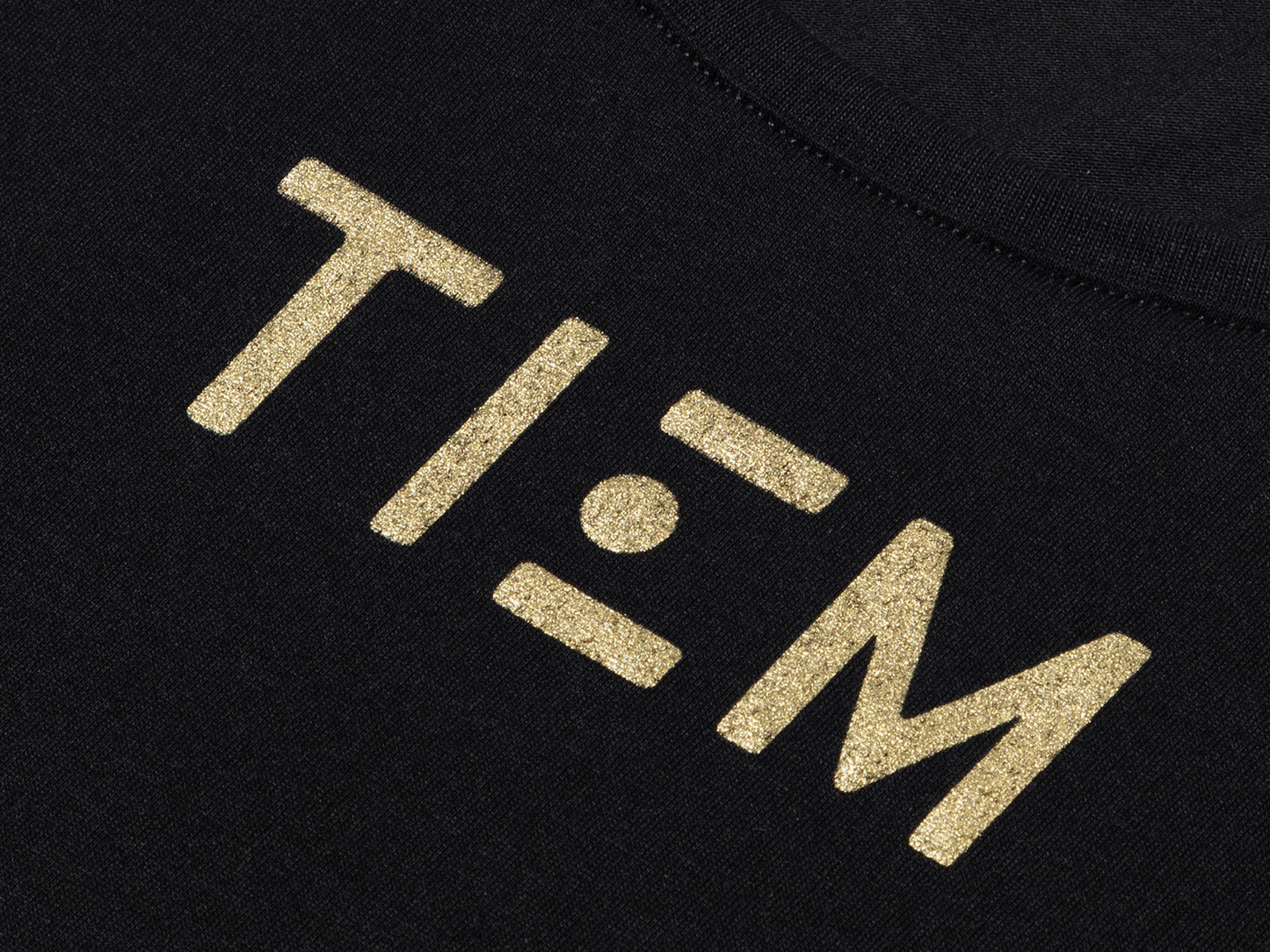 Cropped Tank Top - Black/Gold