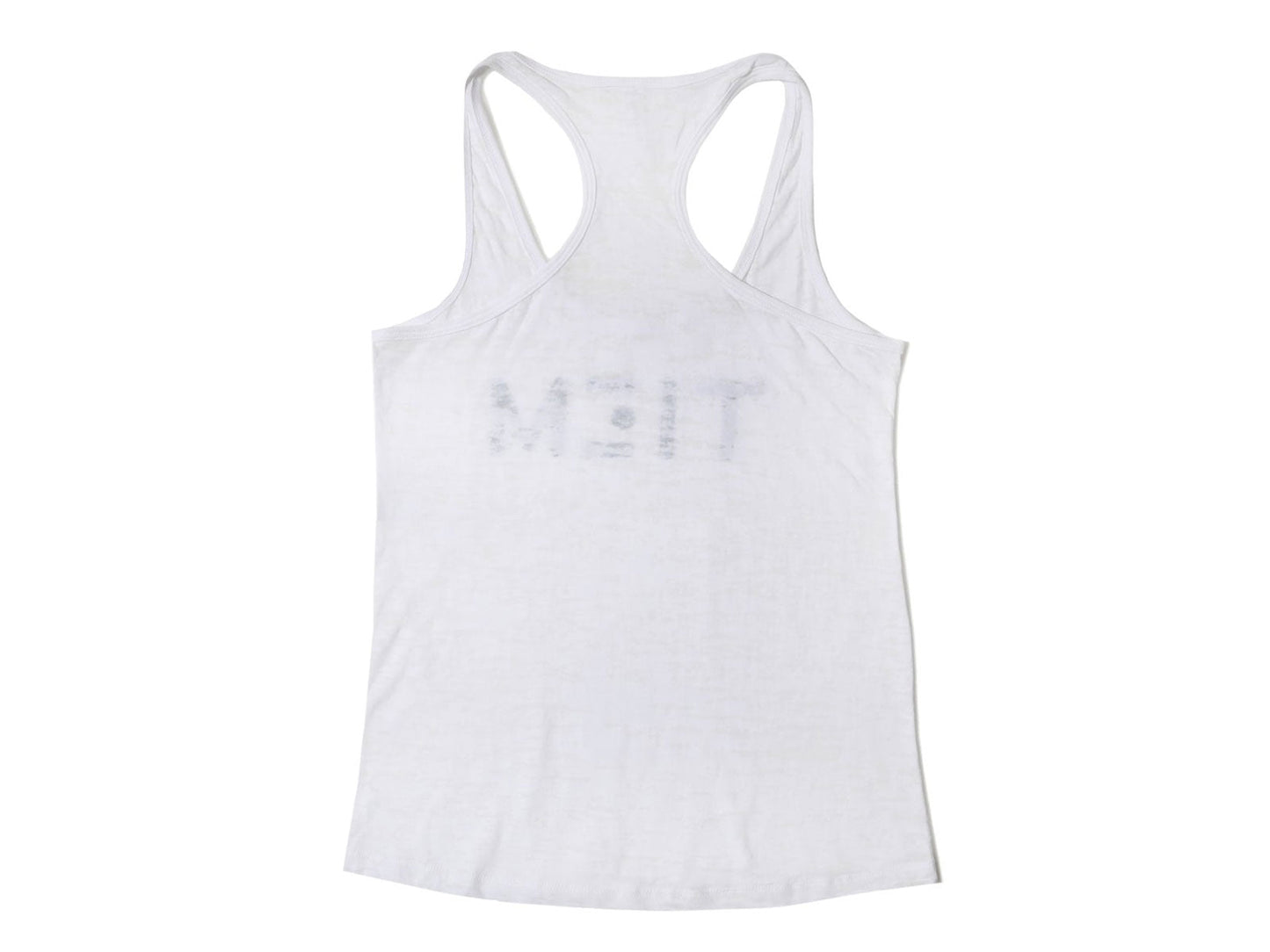 Racerback Tank Top - White/Navy