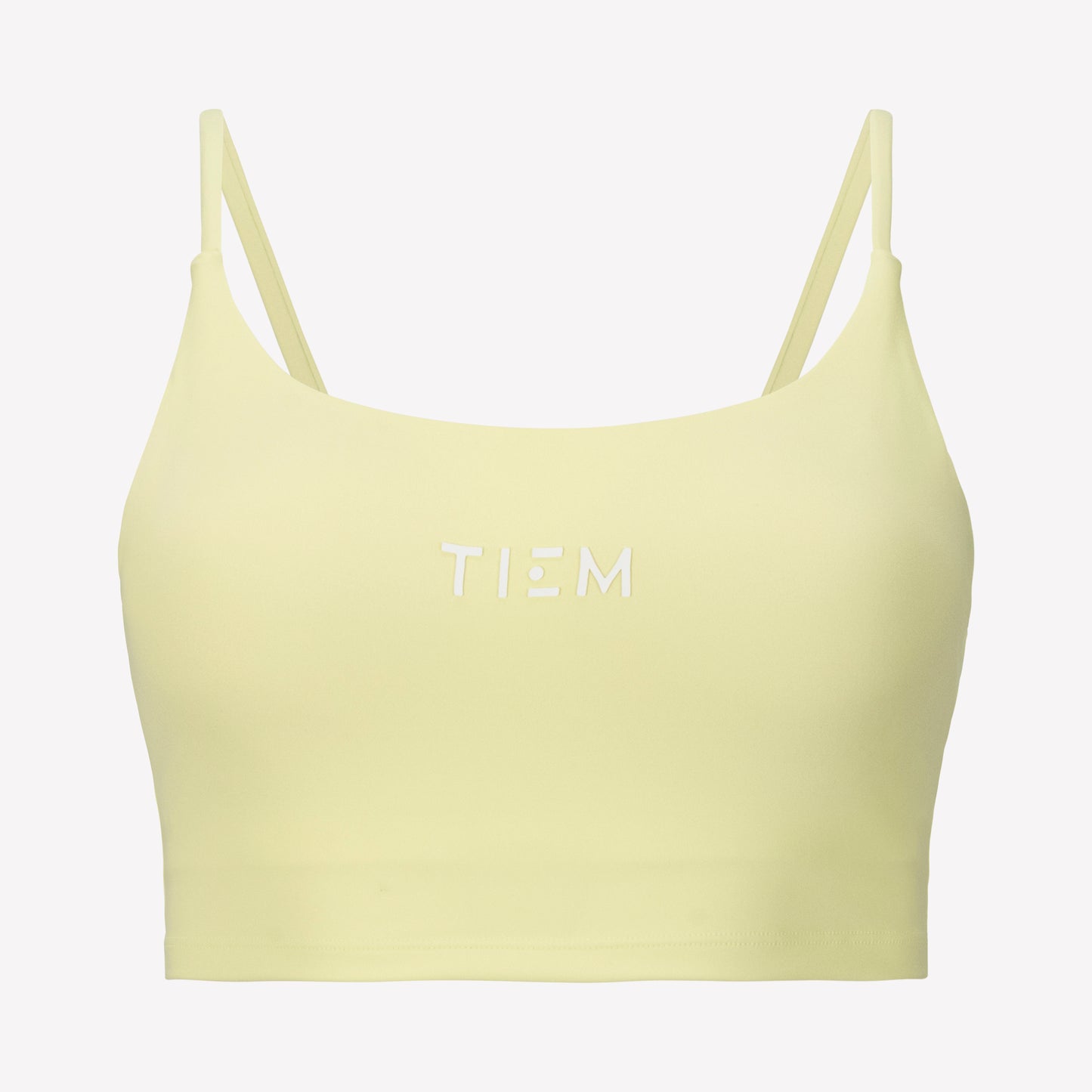 Sports Bra - Citron/White