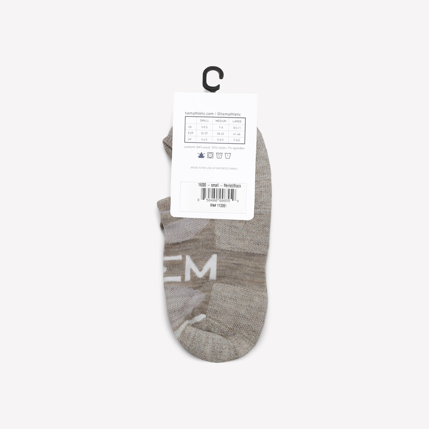Low-cut Performance Wool Socks - Oatmeal/White